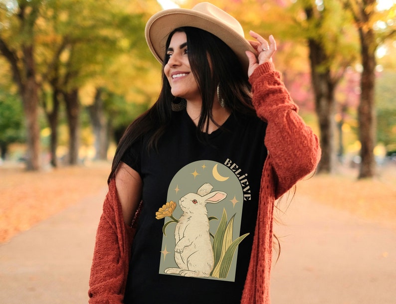 Year of the Rabbit Shirt Bunny Cottagecore Tshirt Indie T Shirt ...