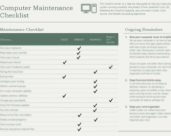 Experttips för datorunderhåll: En oumbärlig checklista för alla datorägare