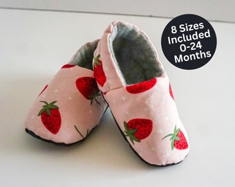 Easy Sew Baby Shoes Sewing Pattern & Sewing Tutorial | Baby Shoes Pattern | Baby Shoes | Newborn| Baby Shower Gift | PDF Sewing Pattern