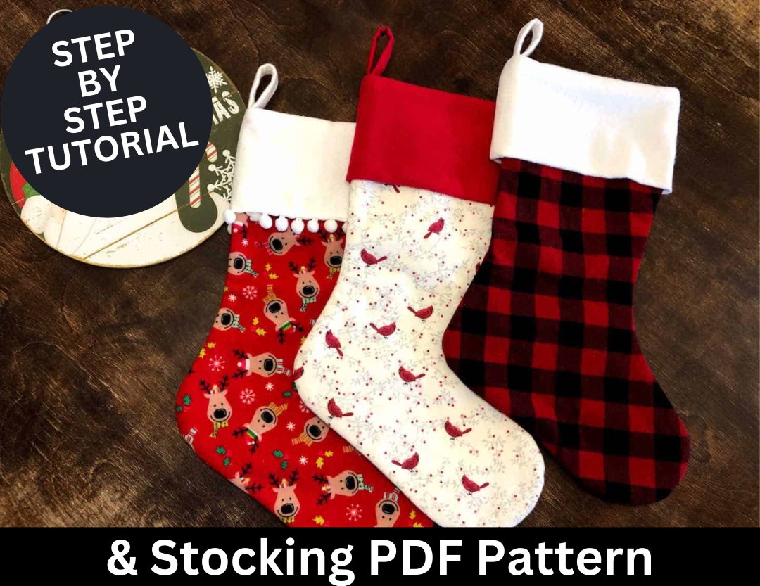 Christmas Stocking Pattern & Sewing Tutorial | Stocking Pattern ...