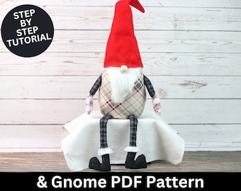 Easy Gnome Schnittmuster & Nähanleitung | Gnom Muster | Schnittmuster Wichtel | Zwerge | PDF Schnittmuster | Schnittmuster