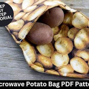 Microwave Potato Bag Sewing Pattern & Sewing Tutorial | Potato Bag Pattern | Potato Bag | PDF Sewing Pattern | Sewing Pattern