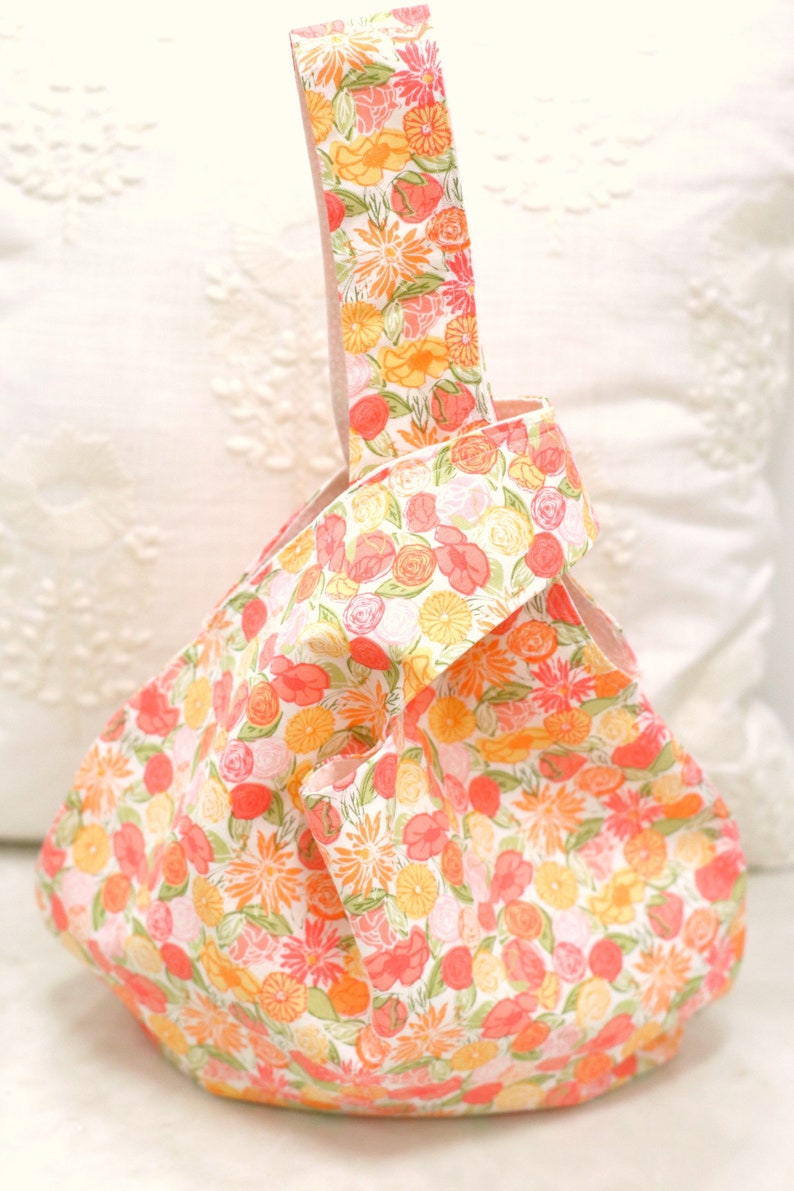Japanese Knot Bag Sewing Pattern & Sewing Tutorial | Knot Bag Pattern | Knot Bag | Bag Pattern | Sewing Pattern | Reversible Bag | Pattern image 9