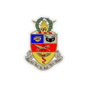 Kappa Psi Crest - Kiss-Cut Stickers