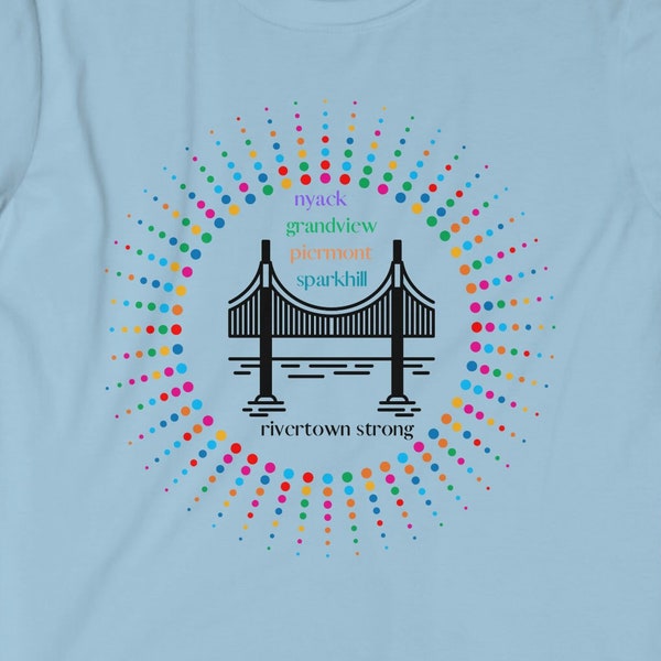 Boho Rivertown Bridge T-Shirt