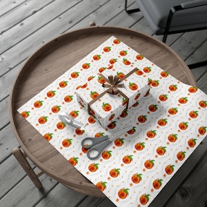 Peach Gift Wrap