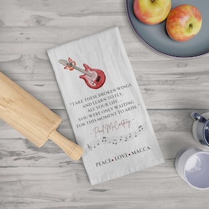 Paul McCartney Inspired Tea Towels