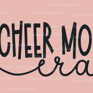 In My Cheer Mom Era PNG- Sports, Cheer, Digital File, Sublimation, DTF