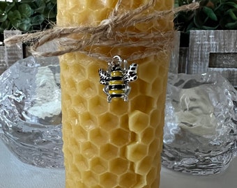 BEESWAX PILLAR CANDLE