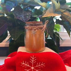 Winter Splendor Scented Beeswax Honey Pot Jar Candle 6oz