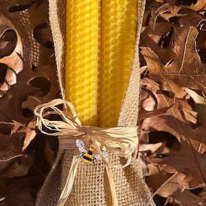 Beeswax Hand Rolled Tapers