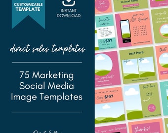 Post di marketing Instagram sui social media per le vendite dirette, modello Instagram Canva, modelli di vendita diretta, marketing delle vendite dirette, Brights