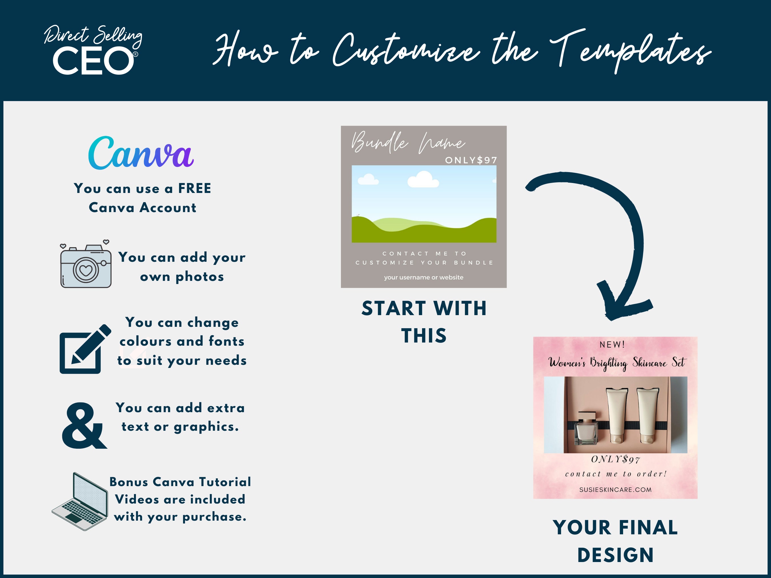 40 Beauty Tips Instagram Canva Templates, Makeup Social Media Posts ...