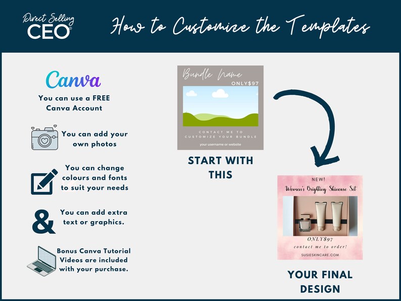 40 Beauty Quotes Instagram Canva Templates, Makeup Social Media Posts ...