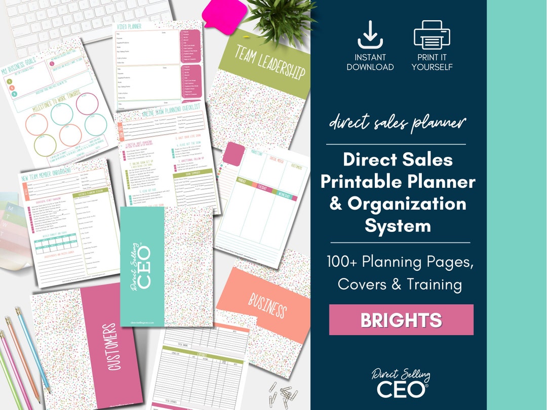Direct Sales Printable Planner, Direct Sales Planner, Direct Sales ...