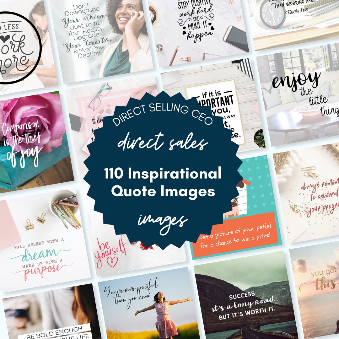 Direct Sales 110 Inspirational Quote Posts, Motivational Quotes ...