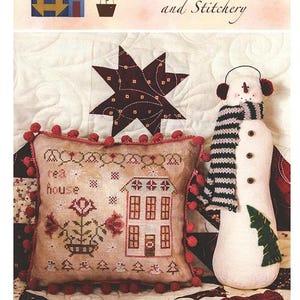 Tea House Cross Stitch Pattern - Pansy Patch Quilts and Stitchery