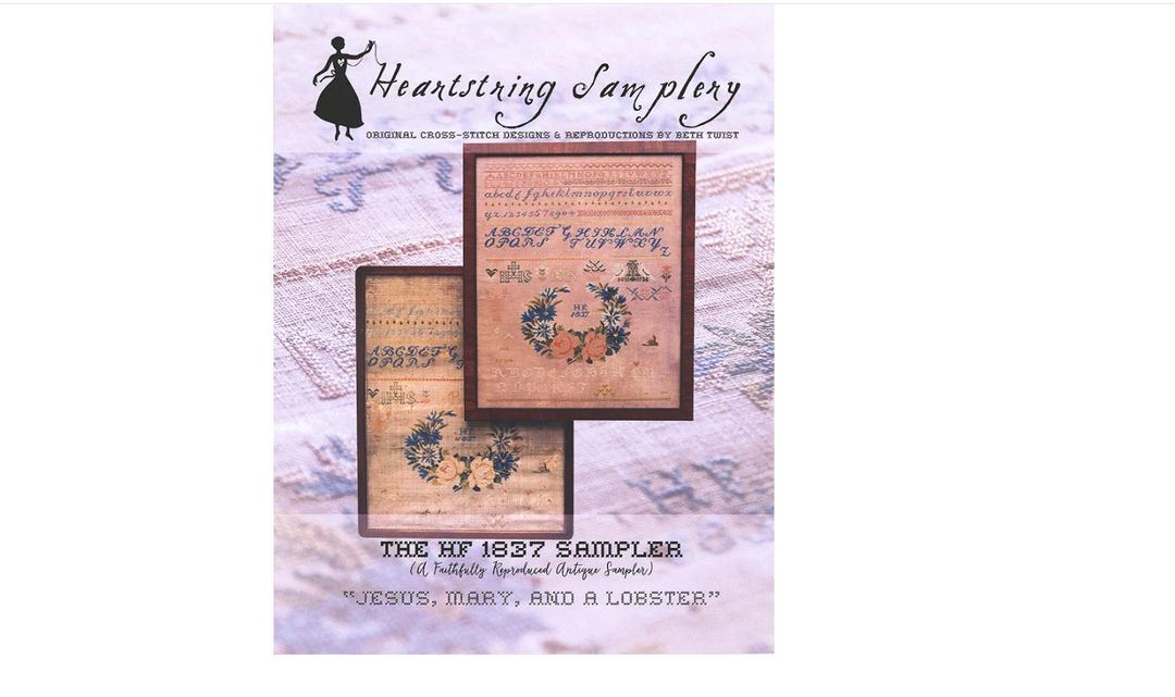 The HF 1837 Sampler Cross Stitch Pattern - Heartstring Samplery - Etsy