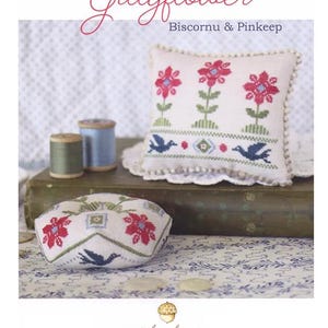 Gillyflower Cross Stitch Pattern - October House Fiber Arts