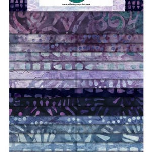 Violet Crush Jelly Roll 40/pkg. - Wilmington Prints