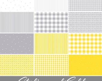 Sterling and Gold Jelly Roll - Wilmington Prints