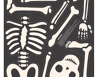 Hey Pumpkin - Mr. Bones Jr. Panel - My Mind's Eye - Riley Blake Designs