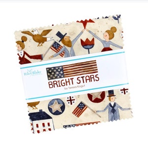 Bright Stars Charm Pack 42/pkg. - Teresa Kogut - Riley Blake Designs