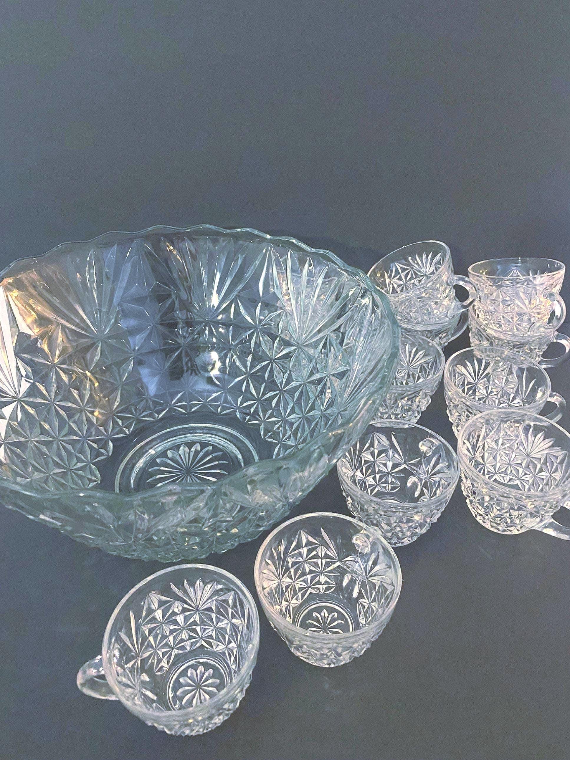 Punch Bowl Set Anchor Hocking Arlington - Etsy