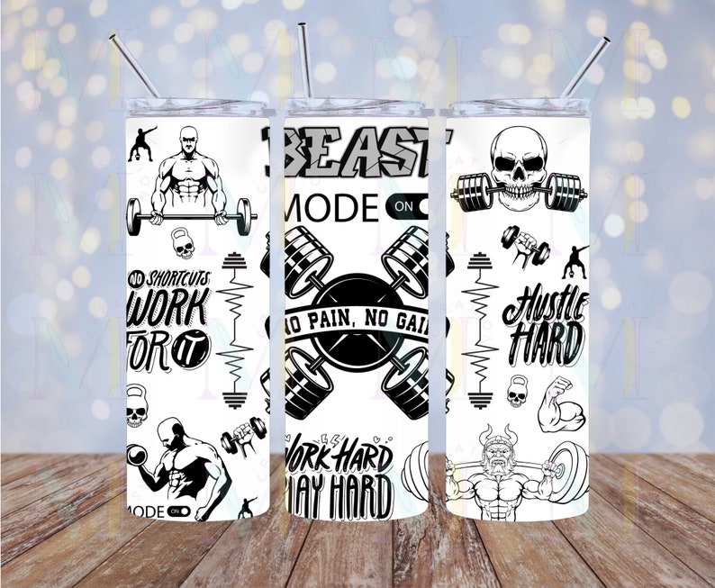 GYM Tumbler, Fitness Boys, Fitness Life, Tumbler Gym Wrap 20 Oz, GYM