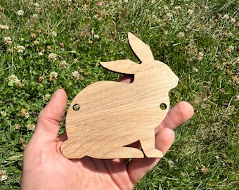 Wood Rabbit Cutout: DIY Market Stall Sign, 4H Project