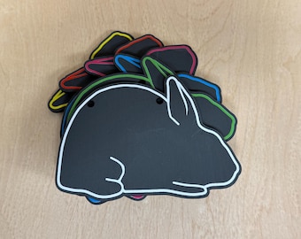 Rabbit Chalkboard Sign | Kids Message Board, Farmhouse Decor