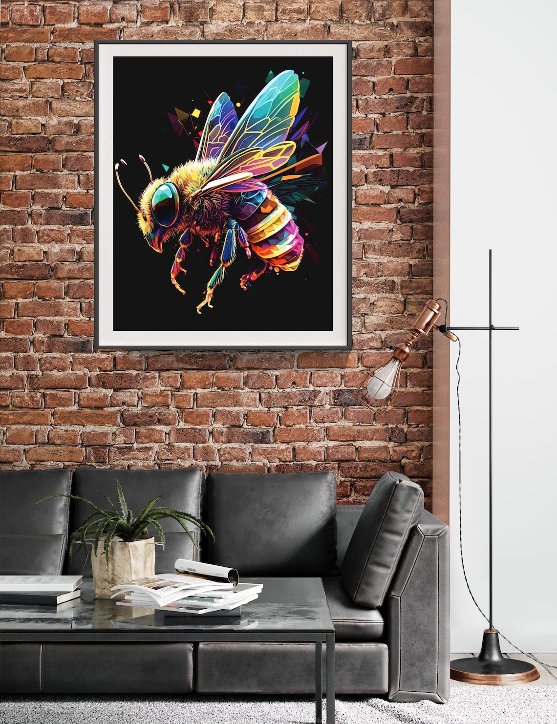 Bee Printable Wall Art Office Wall Art Honey Bee Art Etsy