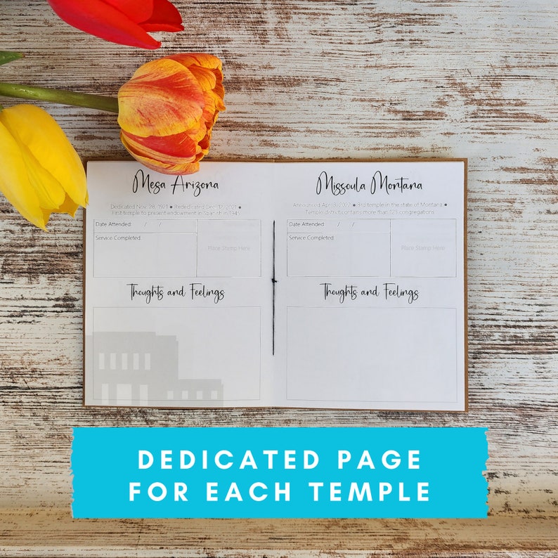LDS Temple Passport Journal With Stickers Rockies Edition Arizona ...