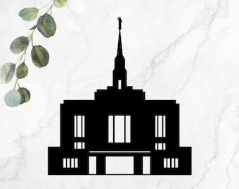 Ogden Utah Temple LDS - SVG, PNG, Cricut, Silhouette - Digital File