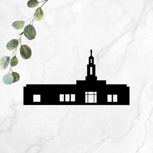 Memphis Tennessee Temple LDS - SVG, PNG, Cricut, silhouet - digitaal bestand