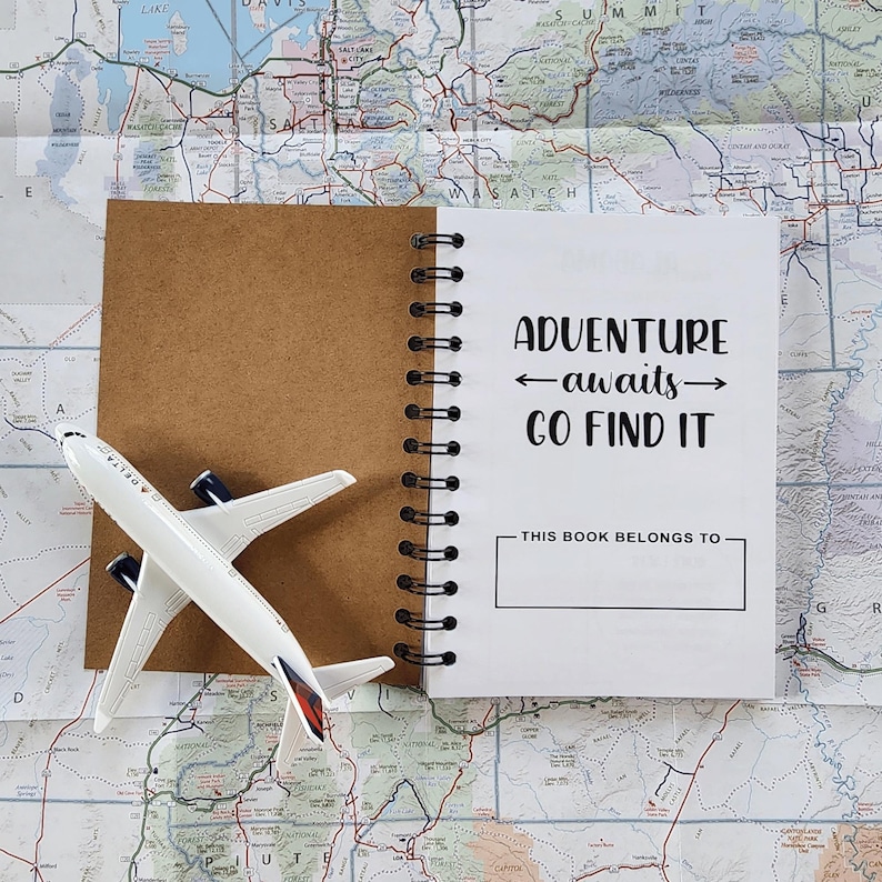 USA Travel Journal With Stickers - Memory Keepsake Book for Each State ...