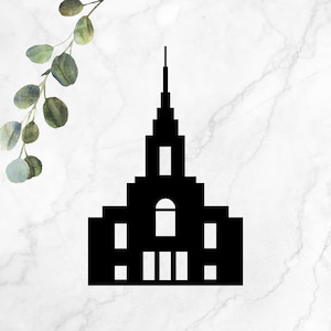 Burley Idaho Temple LDS - SVG, PNG, Cricut, Silhouette - Digital File