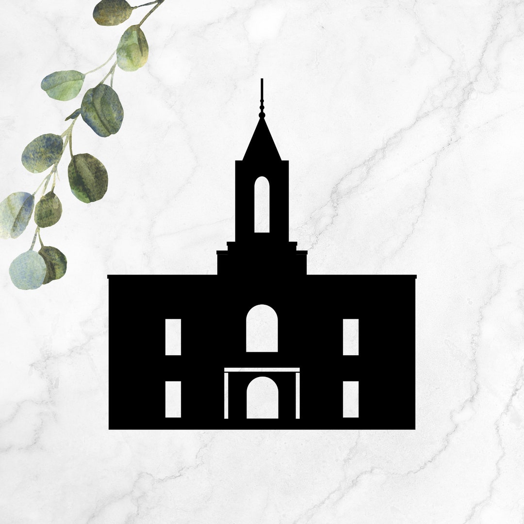 Montpelier Idaho Temple LDS SVG, PNG, Cricut, Silhouette Digital File