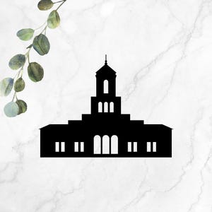 Tampa-Florida-Tempel LDS - SVG, PNG, Cricut, Silhouette - digitale Datei