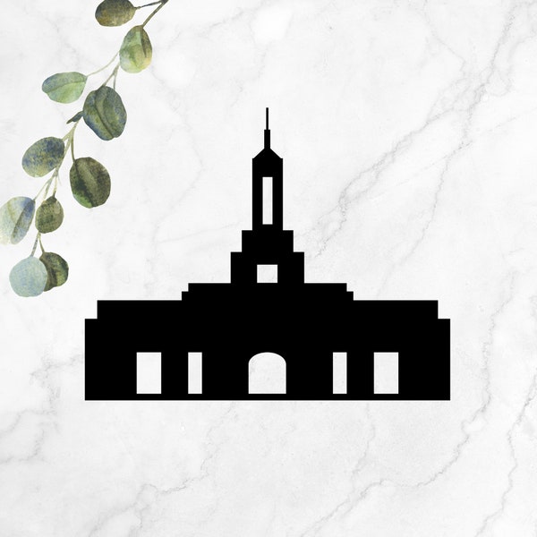 Willamette Valley Oregon Temple LDS - SVG, PNG, Cricut, Silhouette - Digital File