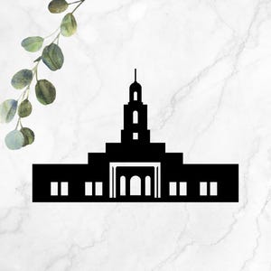 Tallahassee-Florida-Tempel LDS - SVG, PNG, Cricut, Silhouette - digitale Datei
