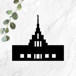 Phoenix Arizona Temple LDS - SVG, PNG, Cricut, Silhouette - fichier numérique