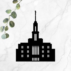 Payson Utah Temple LDS - SVG, PNG, Cricut, Silhouette - Digital File