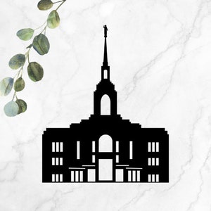 Red Cliffs Utah Temple LDS - SVG, PNG, Cricut, Silhouette - Digital File