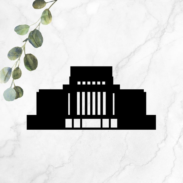 Laie Hawaii Temple LDS - SVG, PNG, Cricut, Silhouette - Digital File