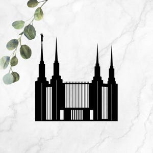 Templo SUD de Washington D.C. - SVG, PNG, Cricut, Silhouette - Arquivo Digital
