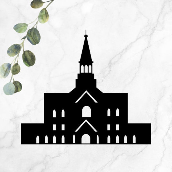 Taylorsville Utah Temple LDS - SVG, PNG, Cricut, Silhouette - Digital File