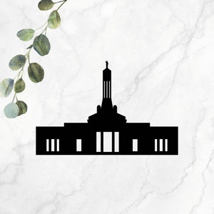 Indianapolis Indiana Temple LDS - SVG, PNG, Cricut, Silhouette - Digital File