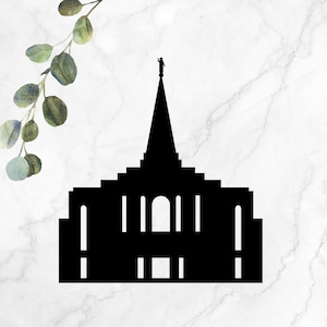 Gilbert Arizona Temple LDS - SVG, PNG, Cricut, Sylwetka - Plik cyfrowy