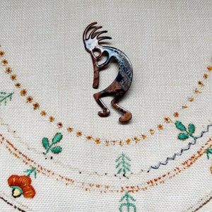 Southwestern Kokopelli Brooch